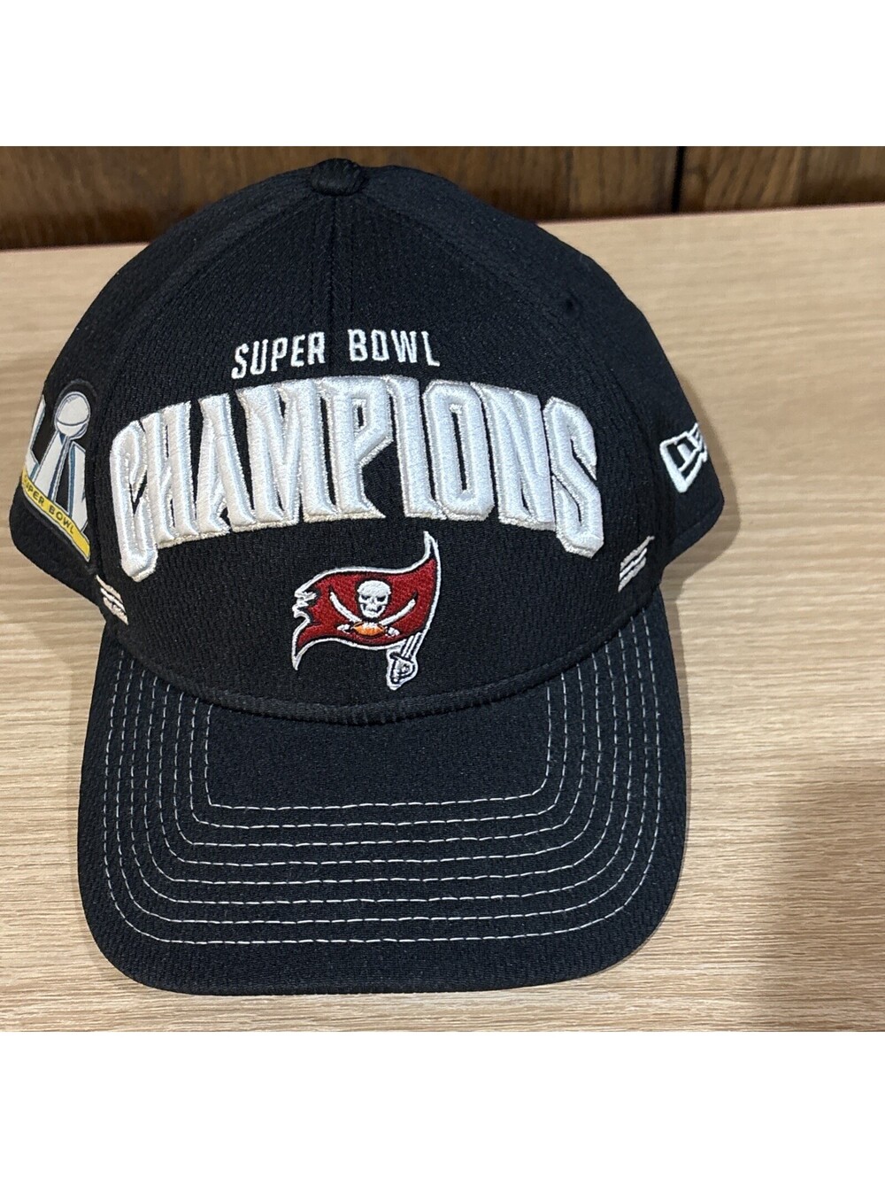 Tampa Bay Buccaneers Super Bowl LV Champions Hat New Era 9FORTY NFL Snapback Cap